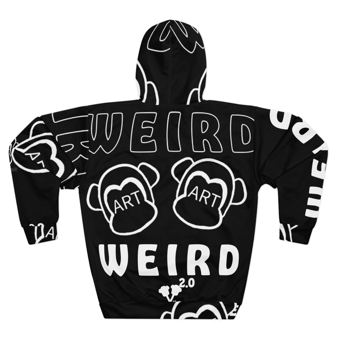 WEIRD WORLD Unisex Pullover Hoodie (AOP)