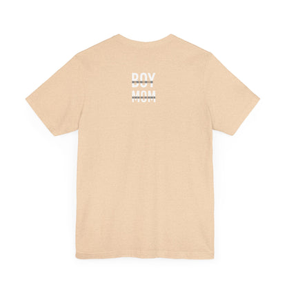 BOY MOM Unisex Jersey Short Sleeve Tee