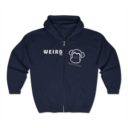 WEIRD 2.0 Unisex Heavy Blend™ Full Zip Hooded Sweatshirt