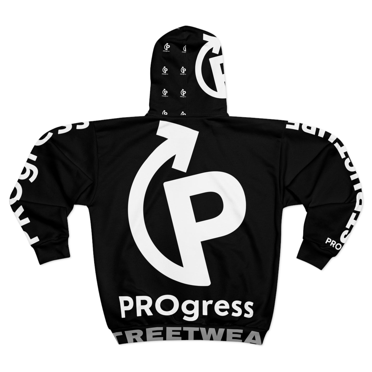 PROgress Unisex Zip Hoodie (AOP)