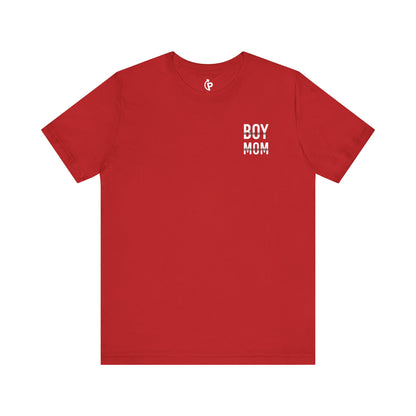 BOY MOM Unisex Jersey Short Sleeve Tee