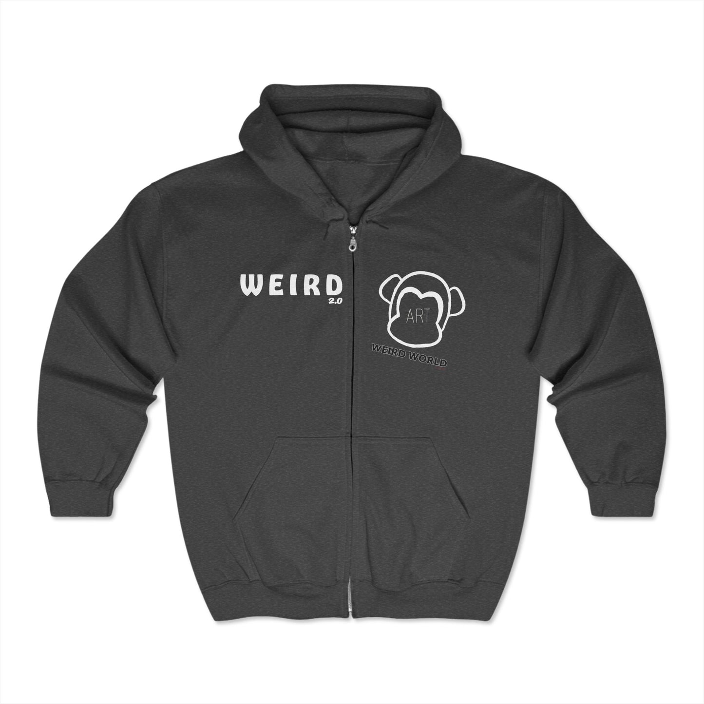 WEIRD 2.0 Unisex Heavy Blend™ Full Zip Hooded Sweatshirt